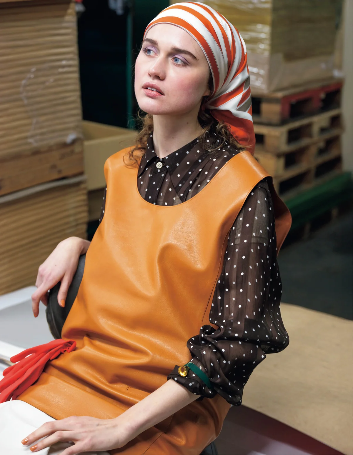 トッズのドレス、スカート、スカーフ ベッドフォードのシャツ