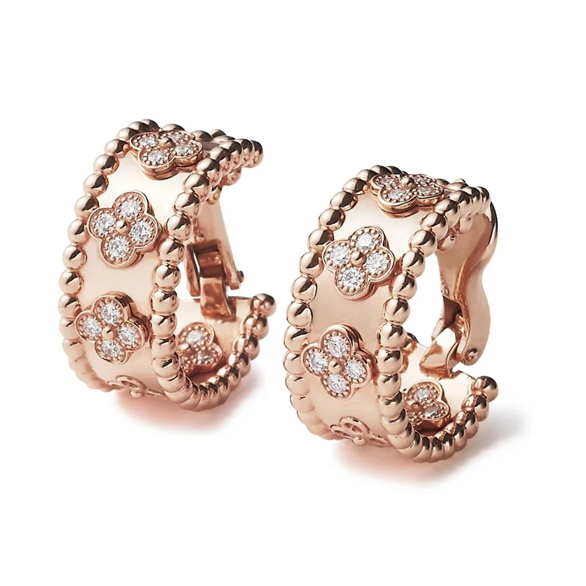 ペルレ クローバー イヤリング ヴァン クリーフ&アーペル