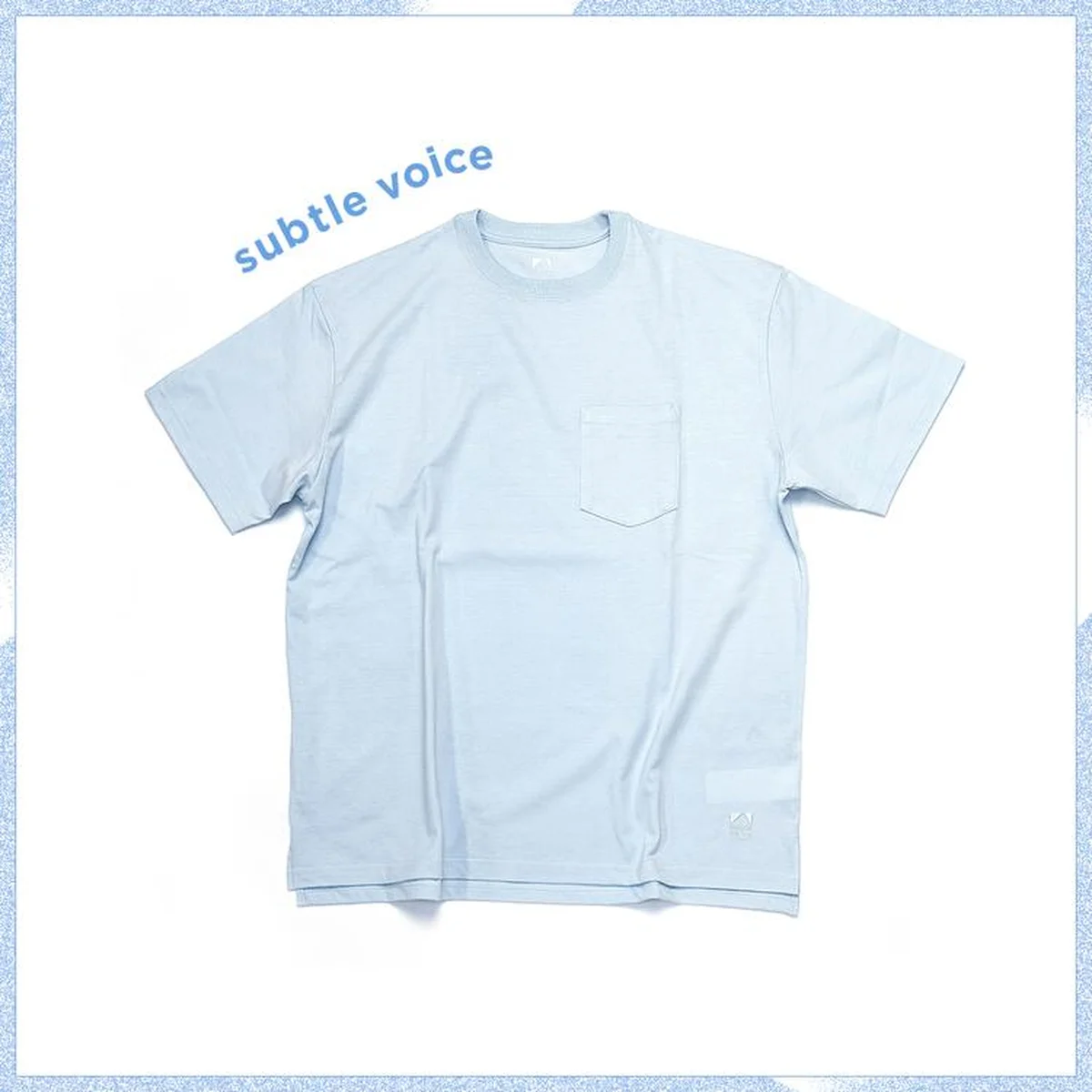 MT コットン Tシャツ（ウォーターブルー）　サトルボイス
