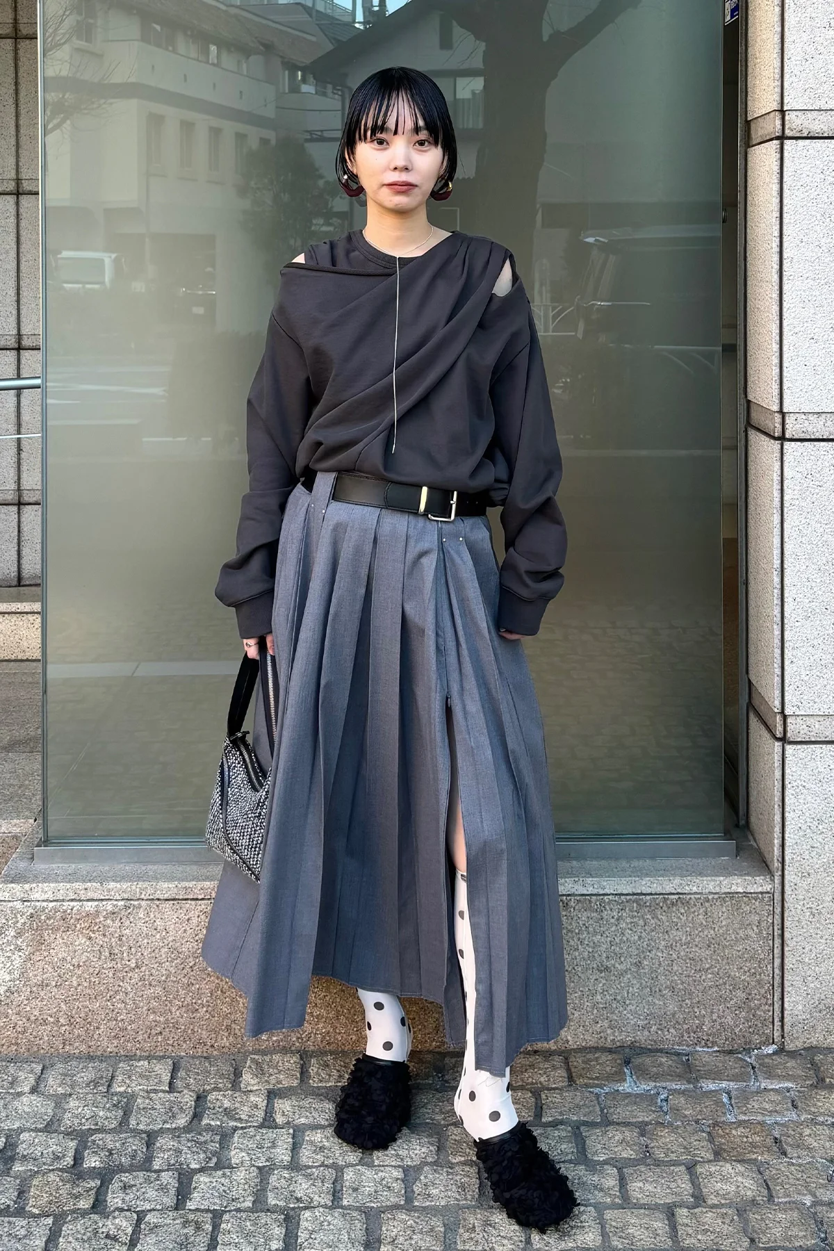 おしゃれな人のスウェットスタイル　スウェット　メゾンスペシャル　MAISON SPECIAL