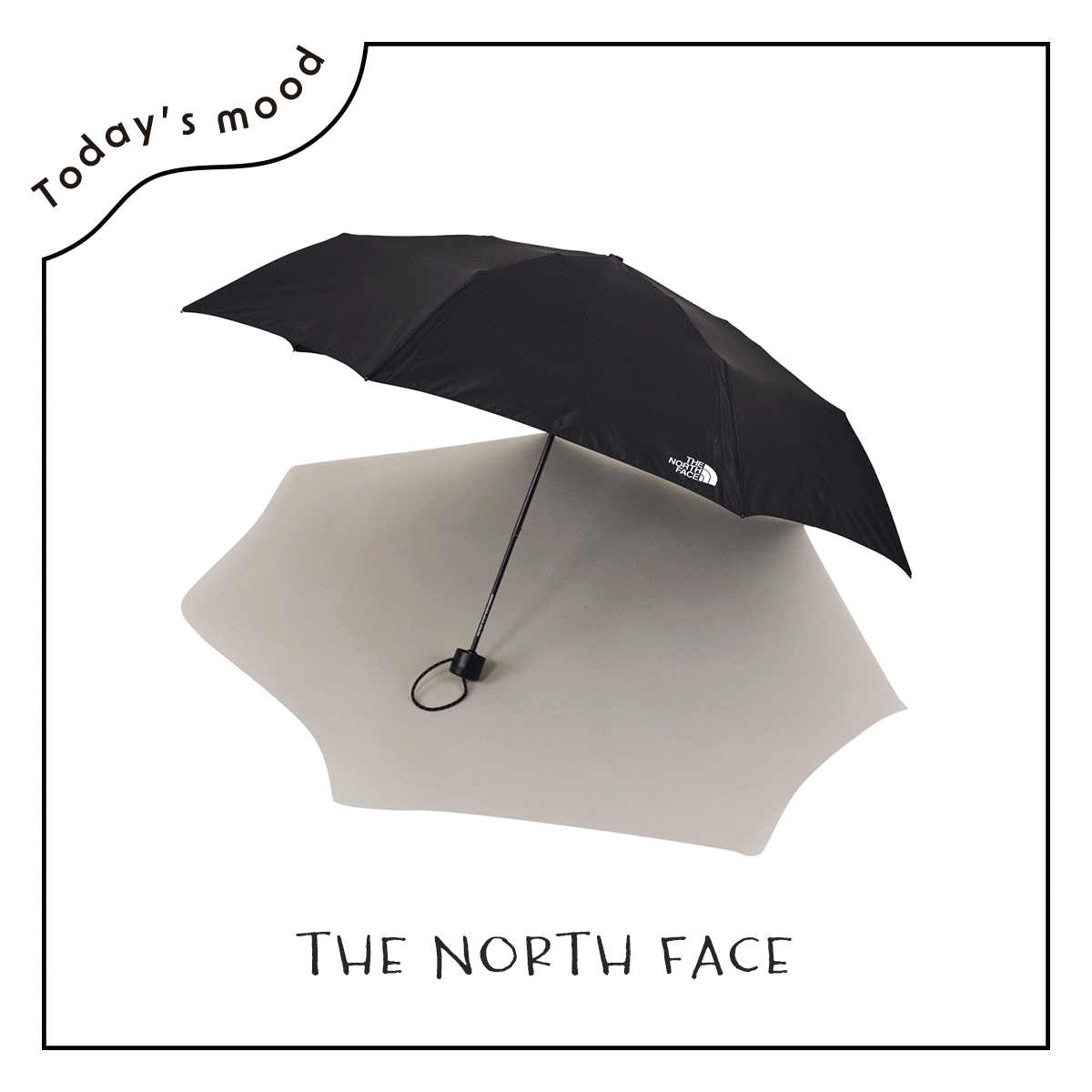 ザ・ノース・フェイスの傘【昼下がりのごきげんワードローブ】