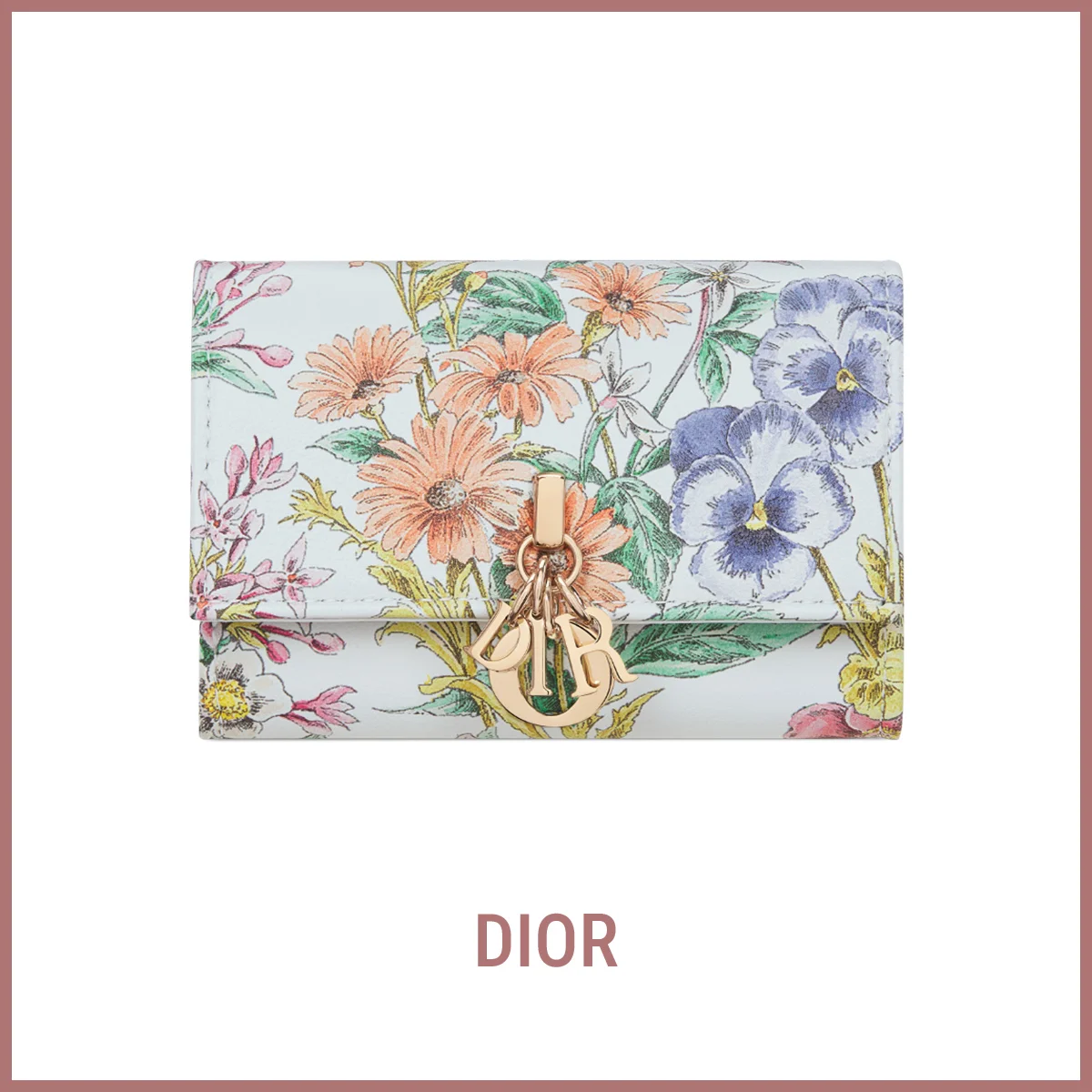 財布　ディオール　DIOR　『「My Dior Glycine」ウォレット』〈H7.5×W11×D3cm〉￥98,000