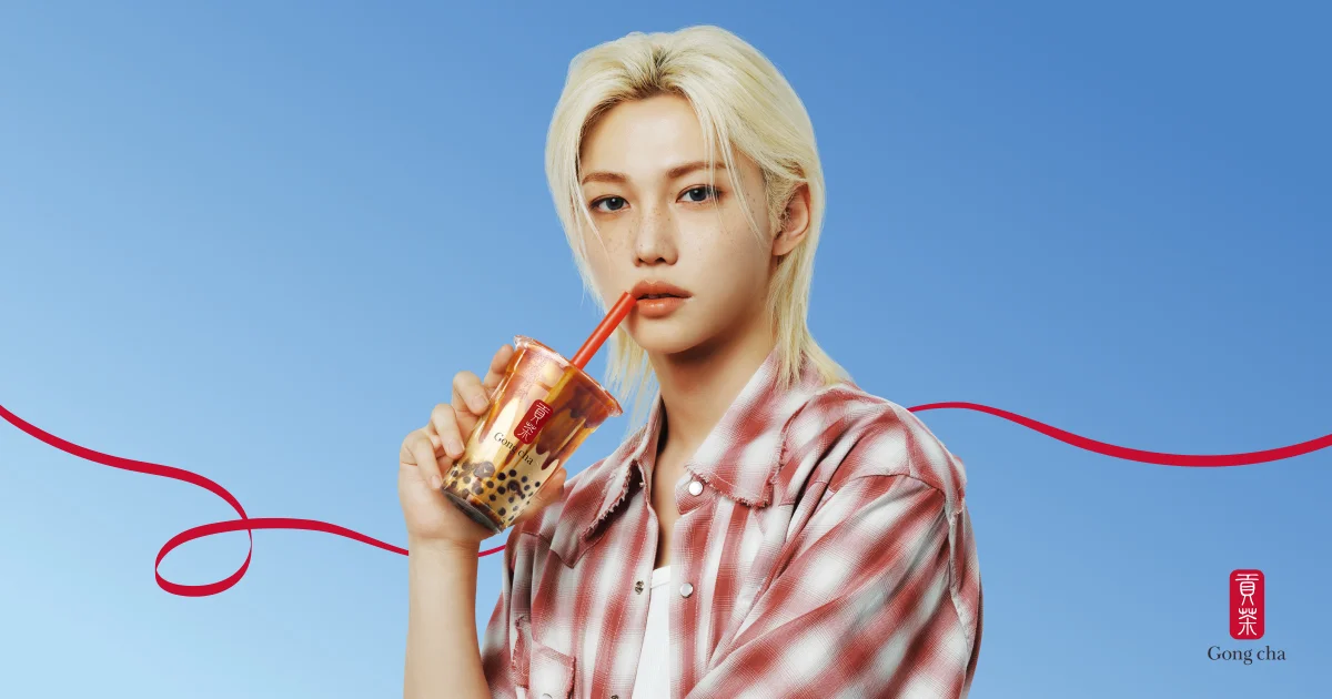 ゴンチャ（Gong cha）のアンバサダーとなったStray KidsのFelix