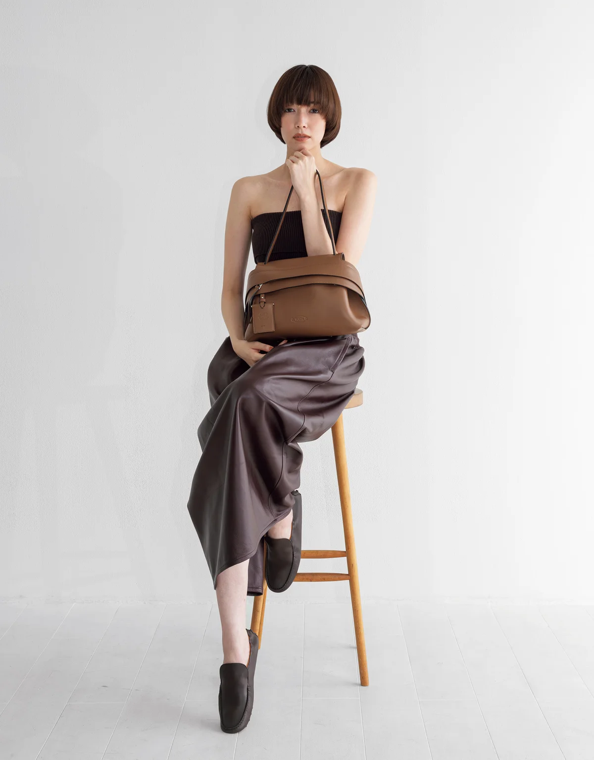 「トッズ ウェーブ バッグ」 佐藤栞里