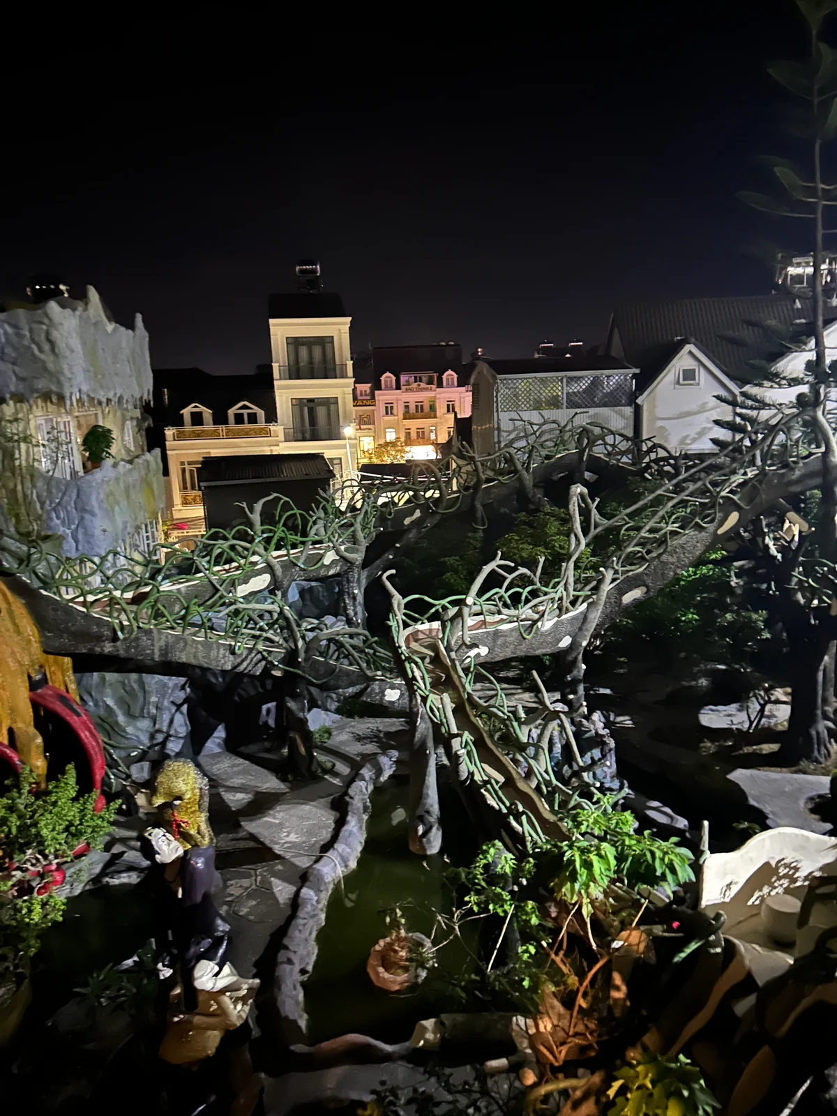 クレイジーハウス夜の風景