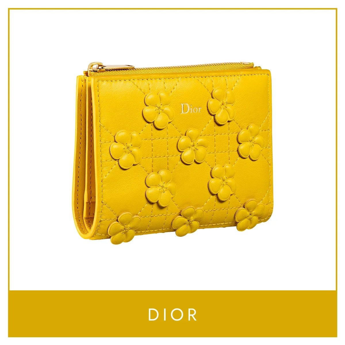 財布 ディオール『「Dior Jardin」‘Dahlia’ウォレット』〈H9×W12×D2cm〉¥145,000