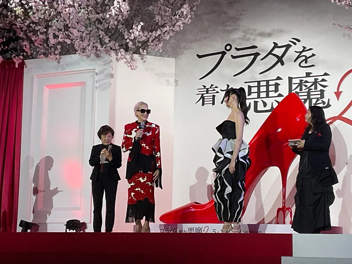 メリル・ストリープとアン・ハサウェイの『プラダを着た悪魔2』来日イベント