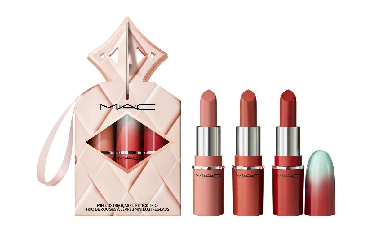 M·A·C ワイルド グリームズ ミニ ラスターガラス リップ トリオ ￥5,500〈2025年11月1日限定発売〉