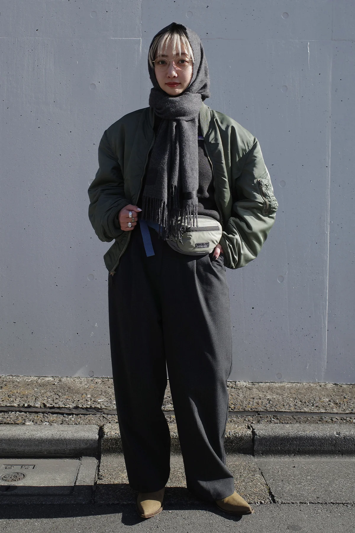 おしゃれな人の防寒ルック　防寒　パタゴニア　patagonia