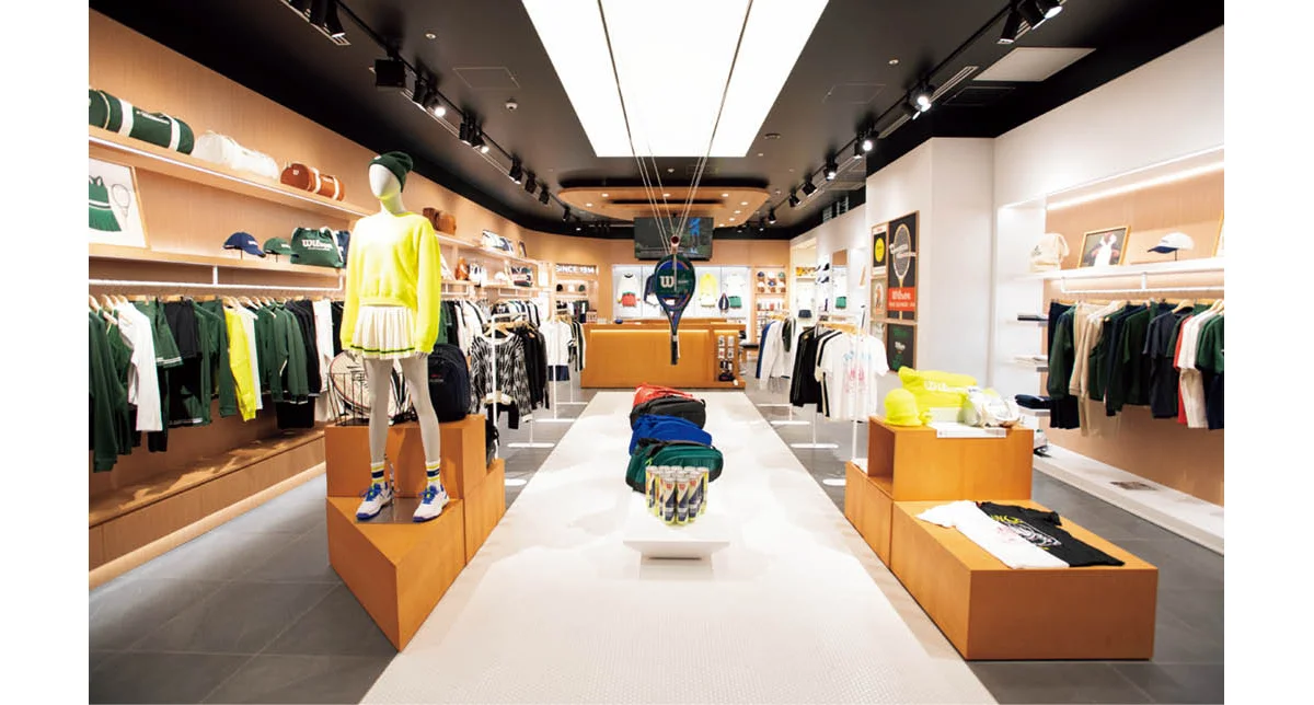 ウイルソン東京丸の内 ブランドストアの店内