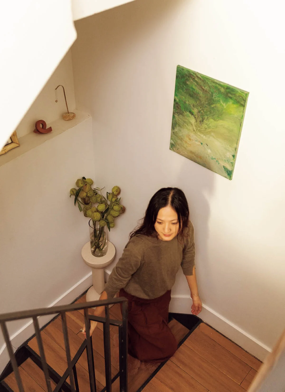 SAYAKA TOKIMOTO-DAVISさんのニューヨークの自宅階段