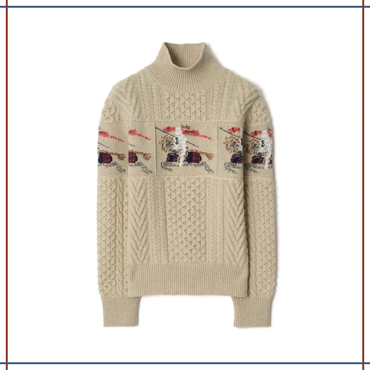 2026年の干支「午」モチーフ小物　バーバリーのニット￥243,100