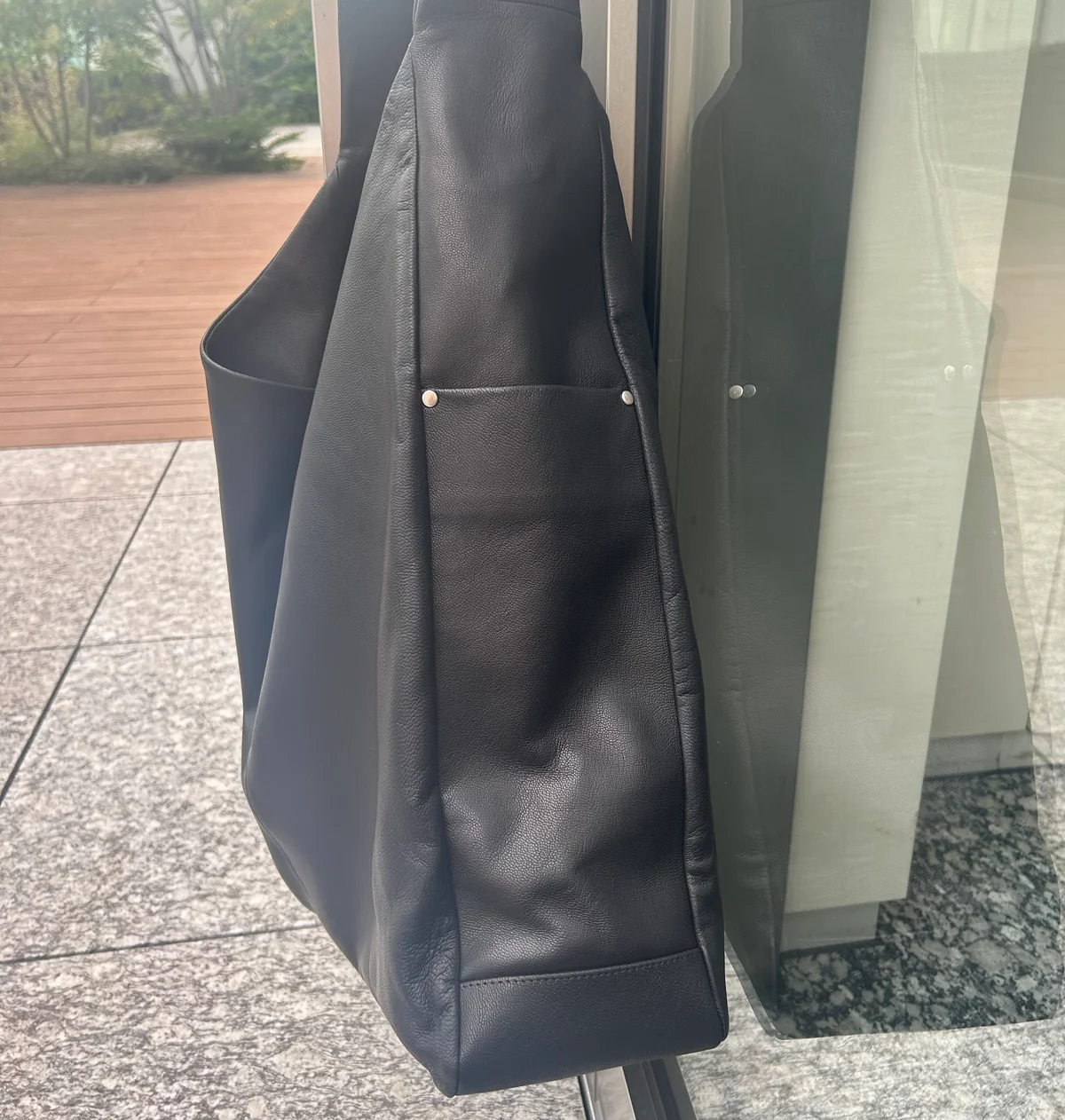 ssstein LEATHER SHOULDER BAG ショルダーバッグ　サイド　ポケット