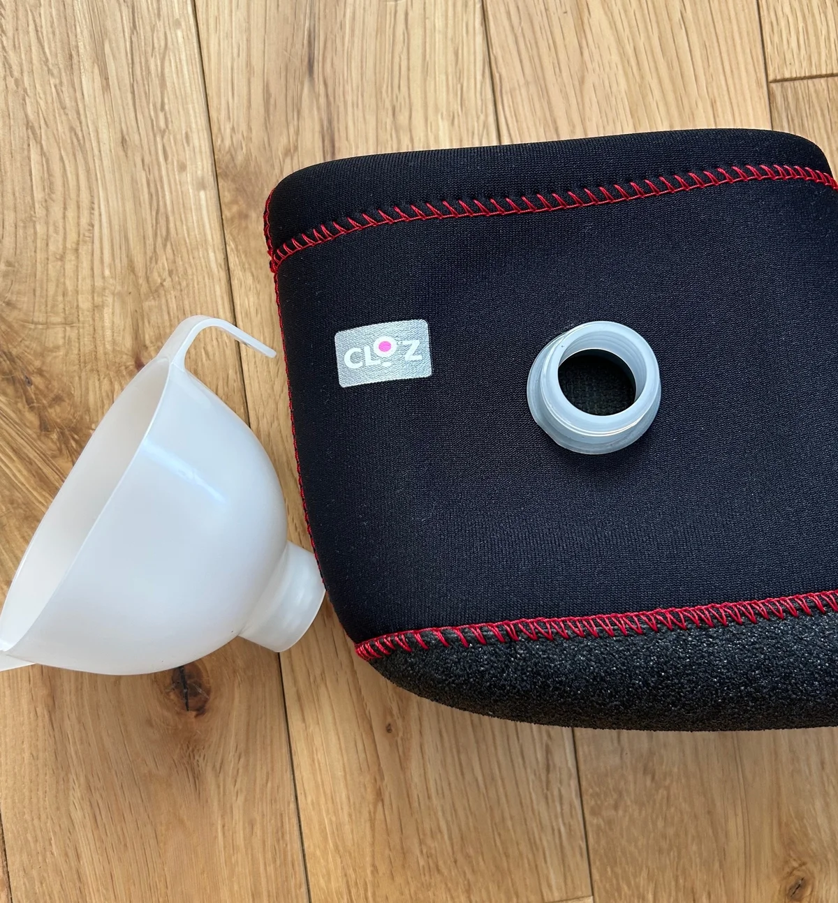  クロッツ　やわらか湯たんぽ   足用ショートタイプ　使い方　履く足湯