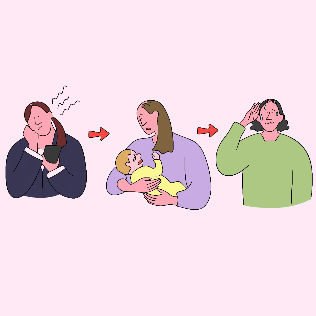 ストレス過多な時期、出産後、更年期など。薄毛悩みは、ライフステージに連動する面もある。