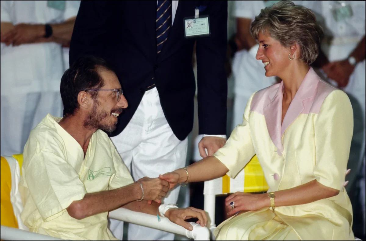 ダイアナ妃がブラジルの施設を訪問した時の様子　ダイアナ元妃　Princess Diana