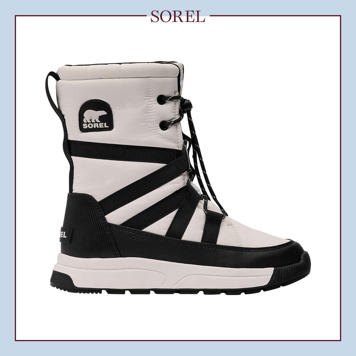 2026年冬におすすめのスノーブーツ（レディース）　ソレル　「ウィットニー3 トールウォータープルーフ」〈ソール3.5cm〉¥19,800