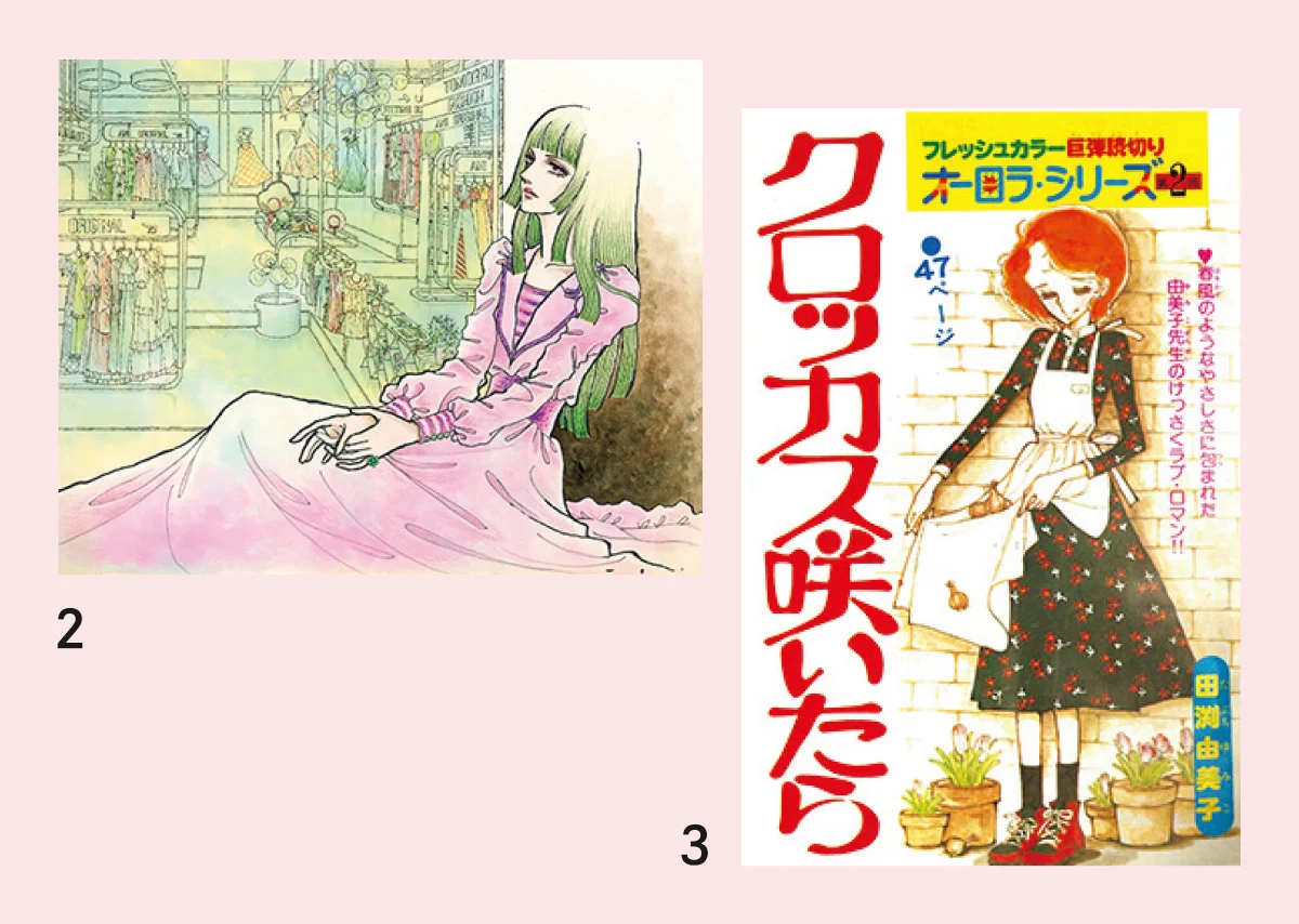『デザイナー』©一条ゆかり/集英社 『クロッカス咲いたら』©田渕由美子/集英社