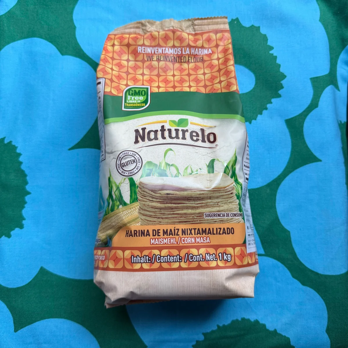 Naturelo　ホワイトコーンマサ とうもろこし粉 （ホワイトマサ）　トルティーヤ　タコス