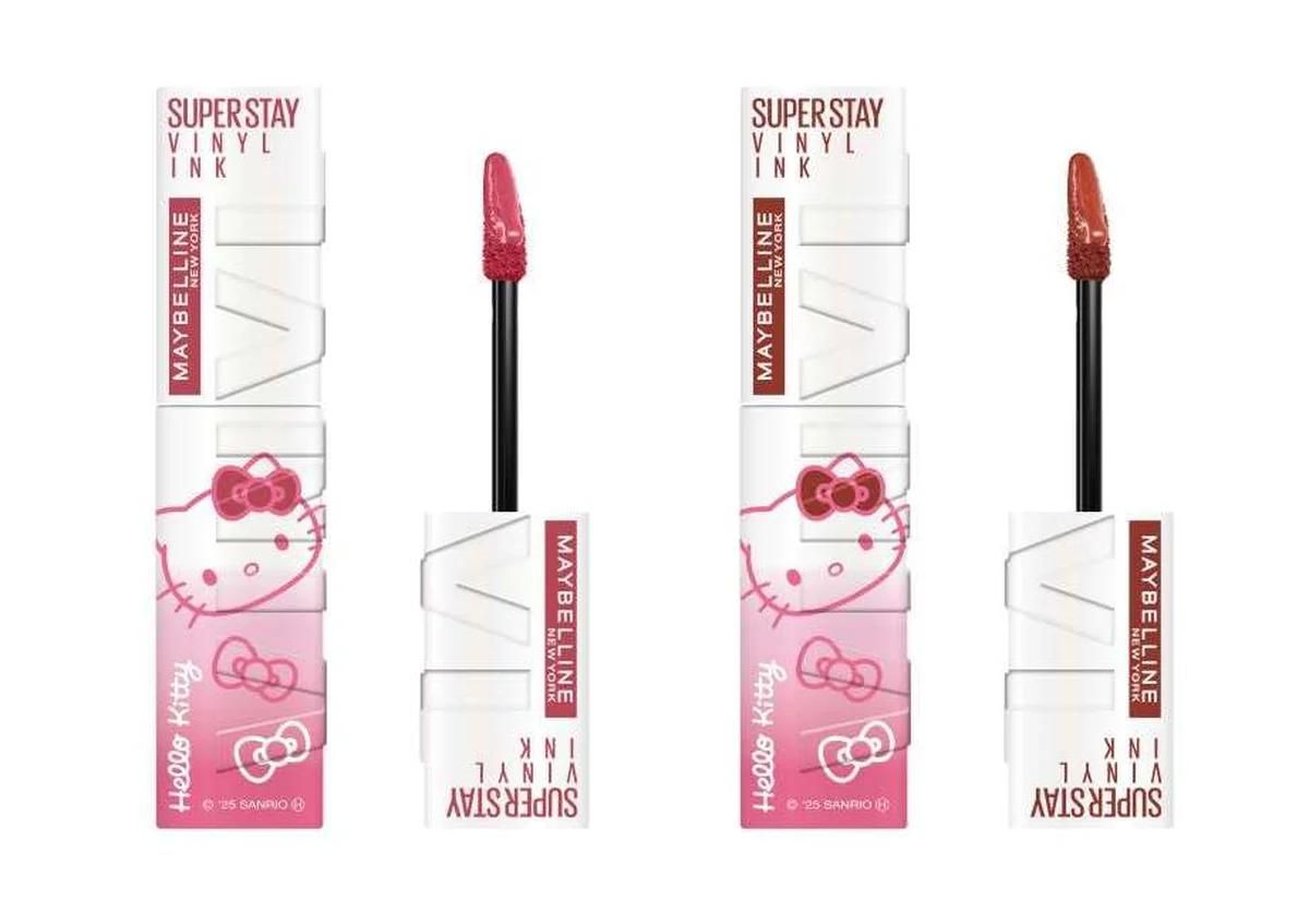 メイベリン SPステイ ヴィニルインク KT66、KT130 各￥1,991〈2025年12月20日限定発売〉©'25 SANRIO CO., LTD. APPR. NO. L661161