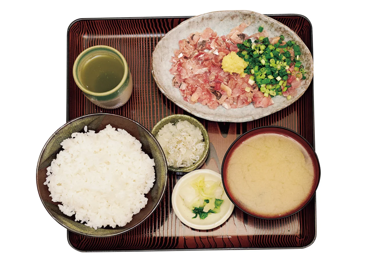 【編集Kおすすめ】ひげ勘／あじのたたき定食
