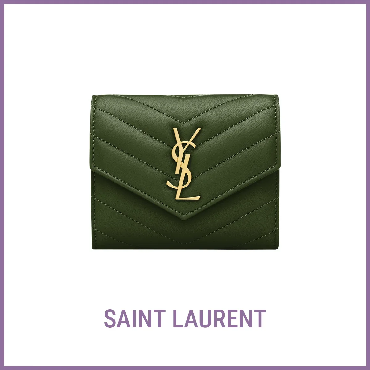 サンローラン 財布〈H10.5×W9×D3cm〉¥123,200