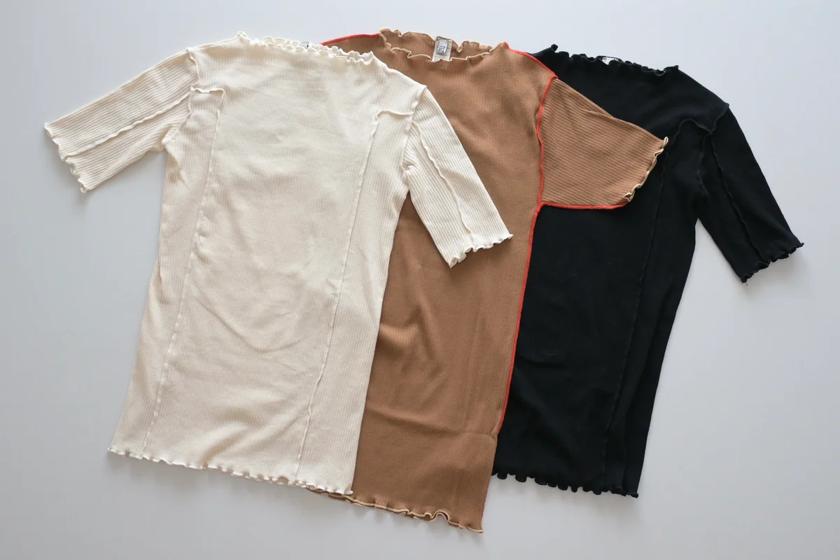 ベースレンジのTシャツ「Omato」と「Vein」