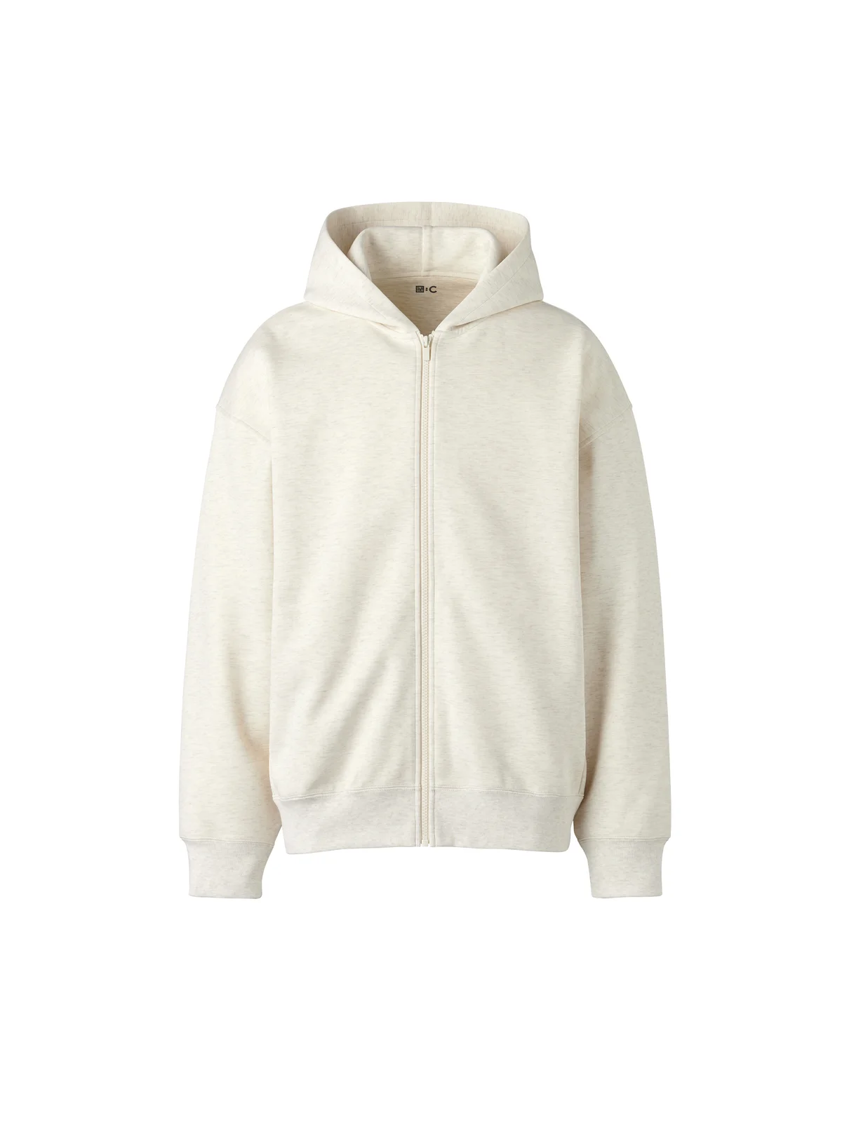 ユニクロ：シーのスウェットオーバーサイズフルジップパーカ