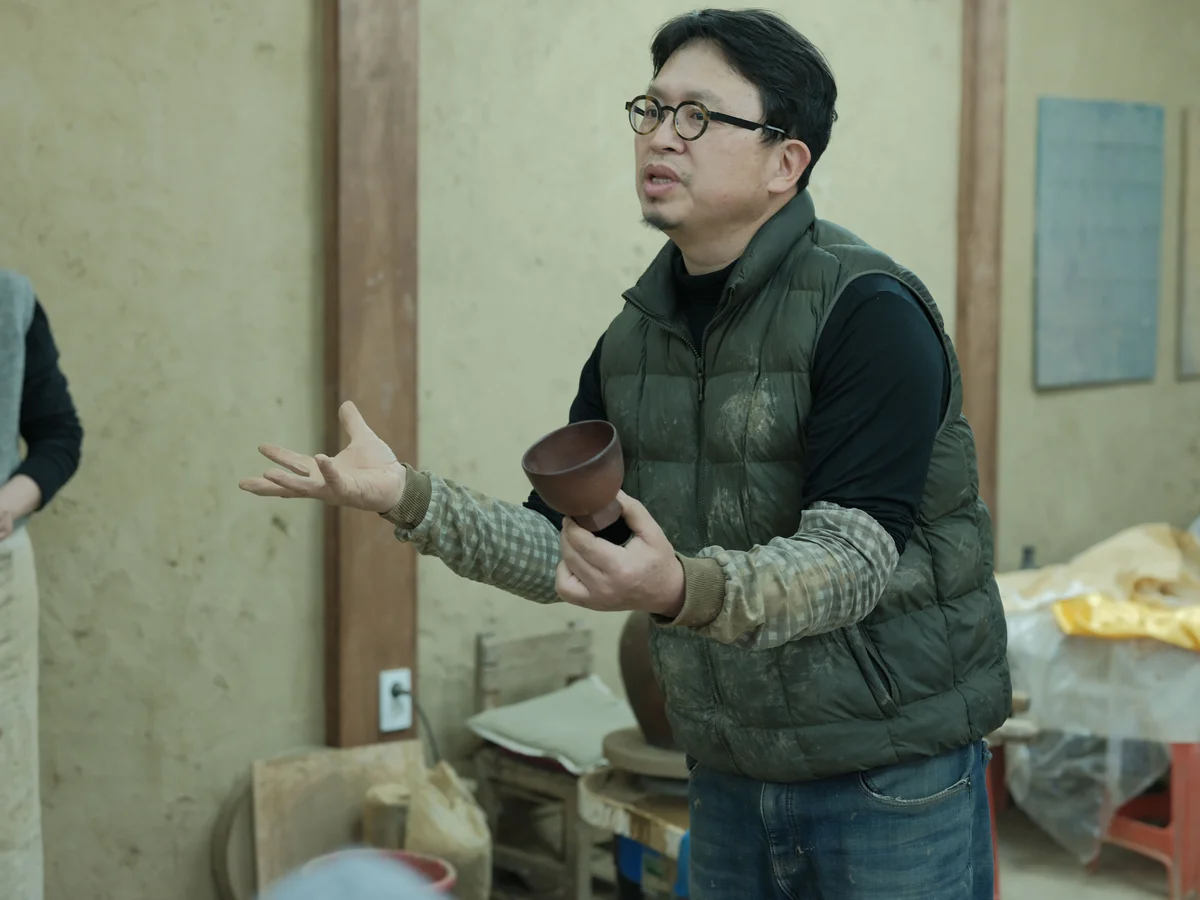 済州島 ビルケンシュトック リトリートツアー ダムファホン オンギの窯元 オーナーのカン・スンチョル氏