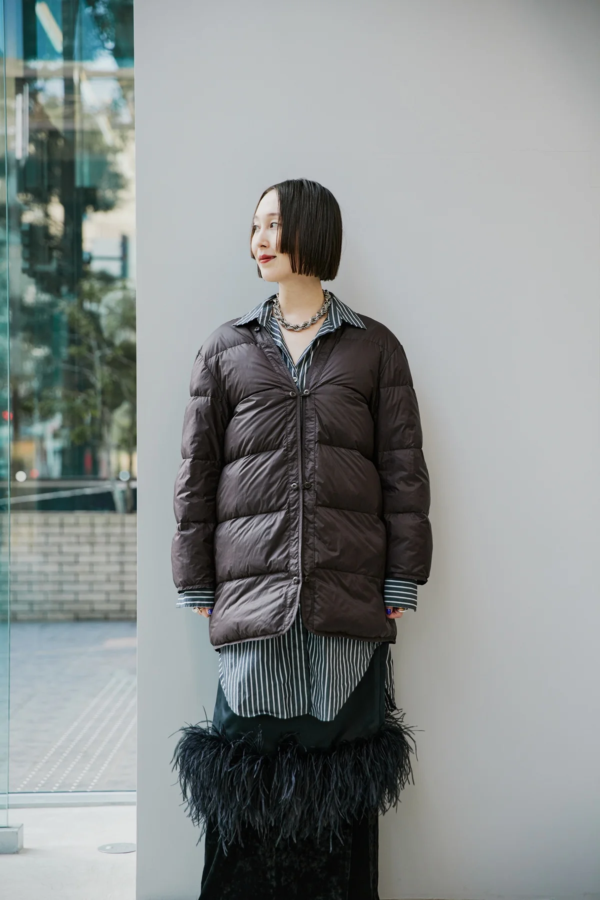 ダウンライナーのみでもサマになる!MUJI Laboダウンライナー付き撥水ステンカラーコート