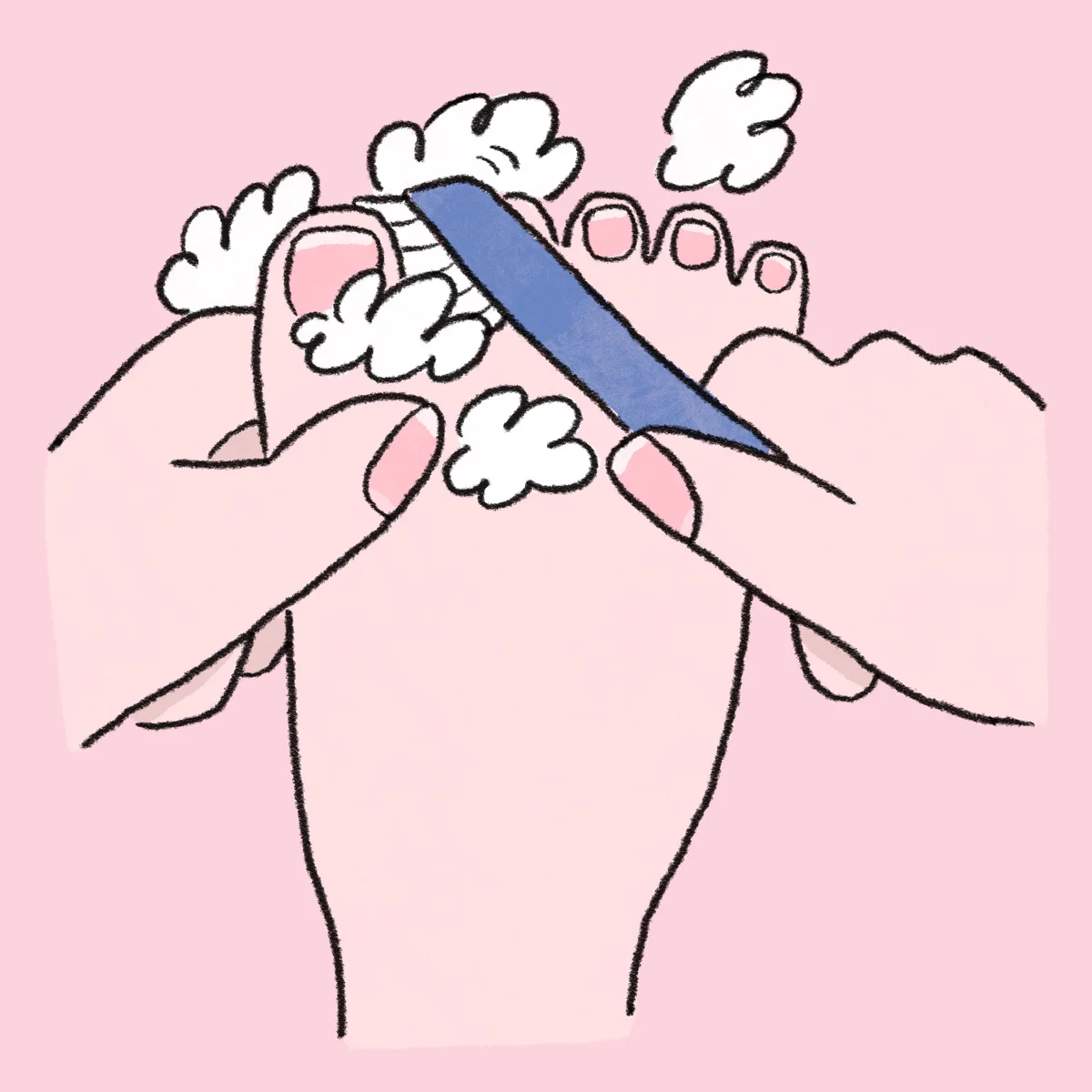 「これ、私の足のニオイ……?」今日からでの画像_2
