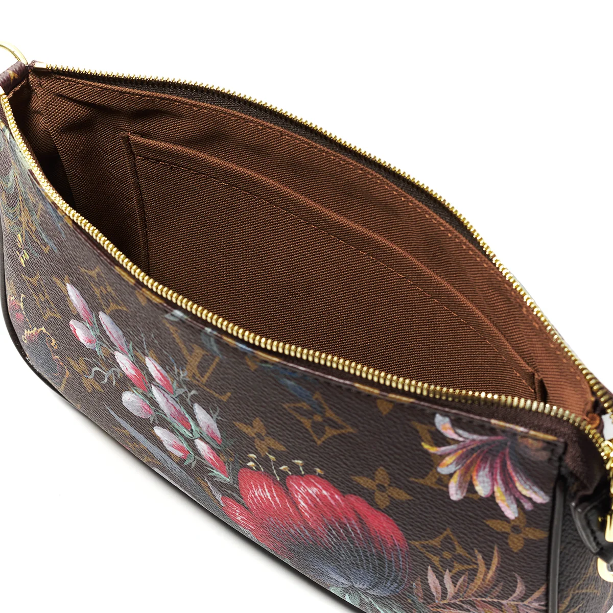 ルイ・ヴィトンのモノグラムバッグ「ポシェット・アクセソワール」　内ポケット