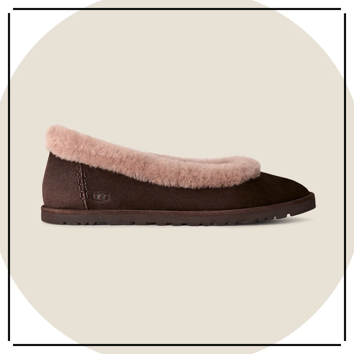 アグのシューズ「ゾラ バレエ フラット」