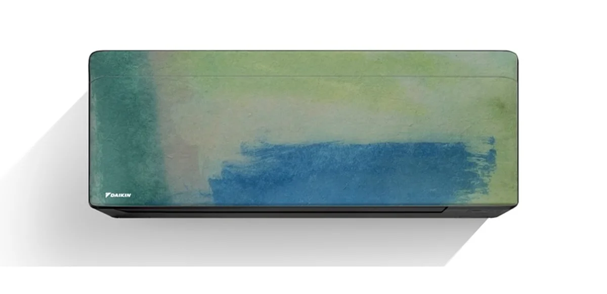 ダイキンの「The Art Line」エアコン。パネルでエアコンを好みにデザイン。「ヘラルボニー」との共作モデル。
