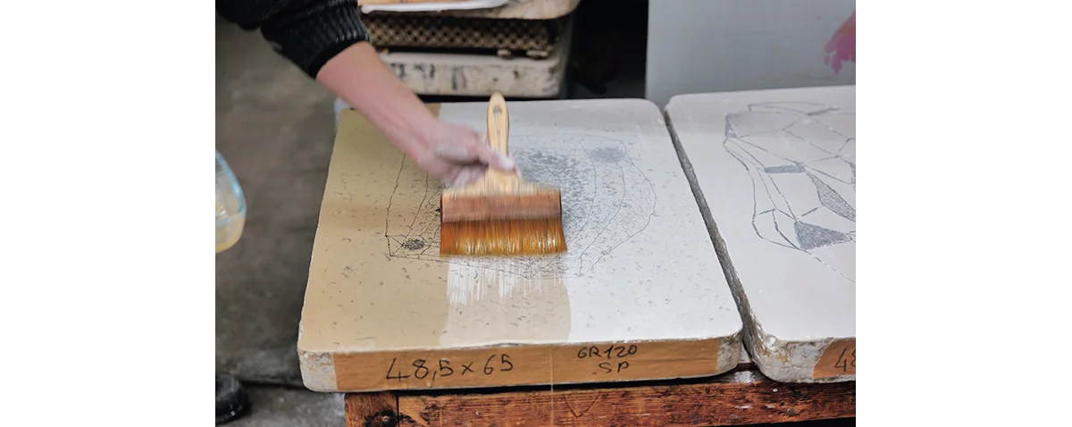 皆川明　リトグラフ作品　