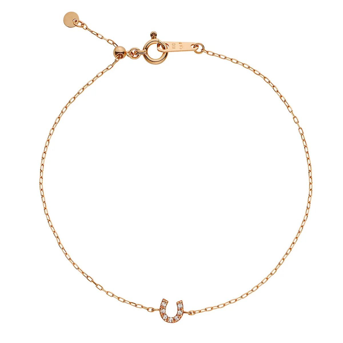 ネックレス〈K10PG、ダイヤモンド〉¥25,300