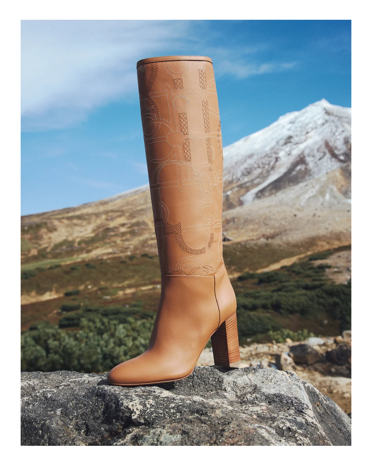 ブーツ「リーピング」〈ヒール9㎝〉￥503,800／エルメスジャポン（エルメス）