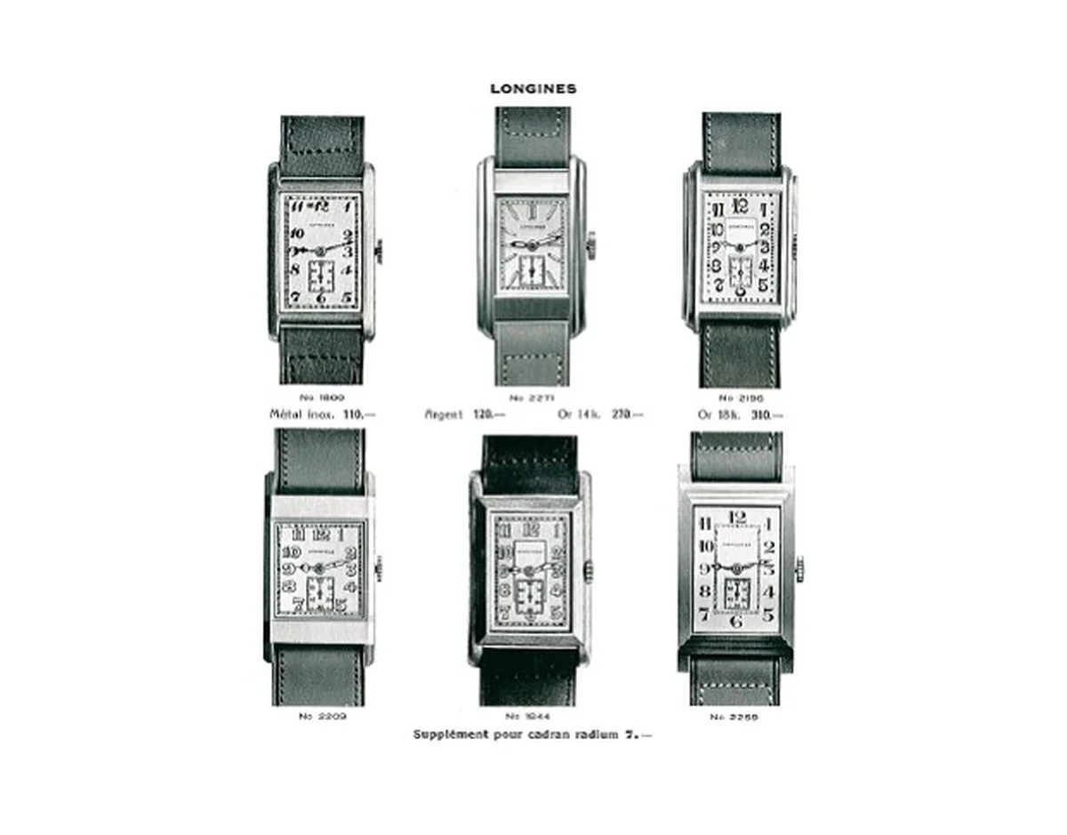 女性用時計の開発 1920～30年代 「ドルチェヴィータ」 レクタンギュラー型の時計