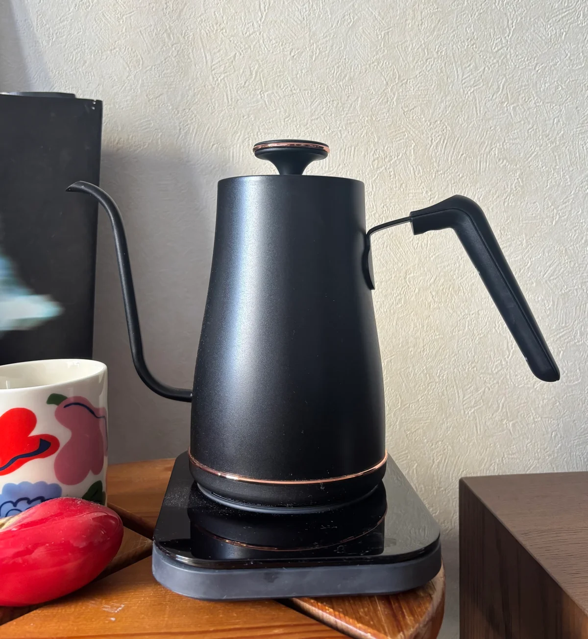 ふるさと納税 岐阜県中津川市 山善 細口電気ケトル マットブラック