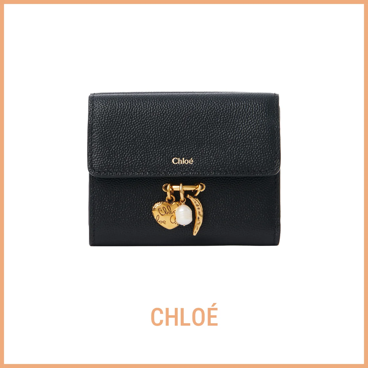 財布　クロエ　スモールトリフォールドウォレット　〈H10×W11×D3cm〉￥89,100