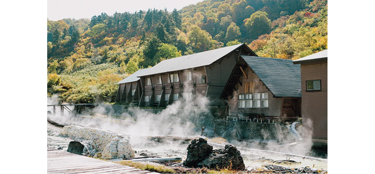 玉川温泉の湯畑