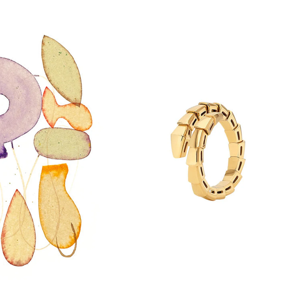 ブルガリのアイコン、「セルペンティ ヴァイパー」リング