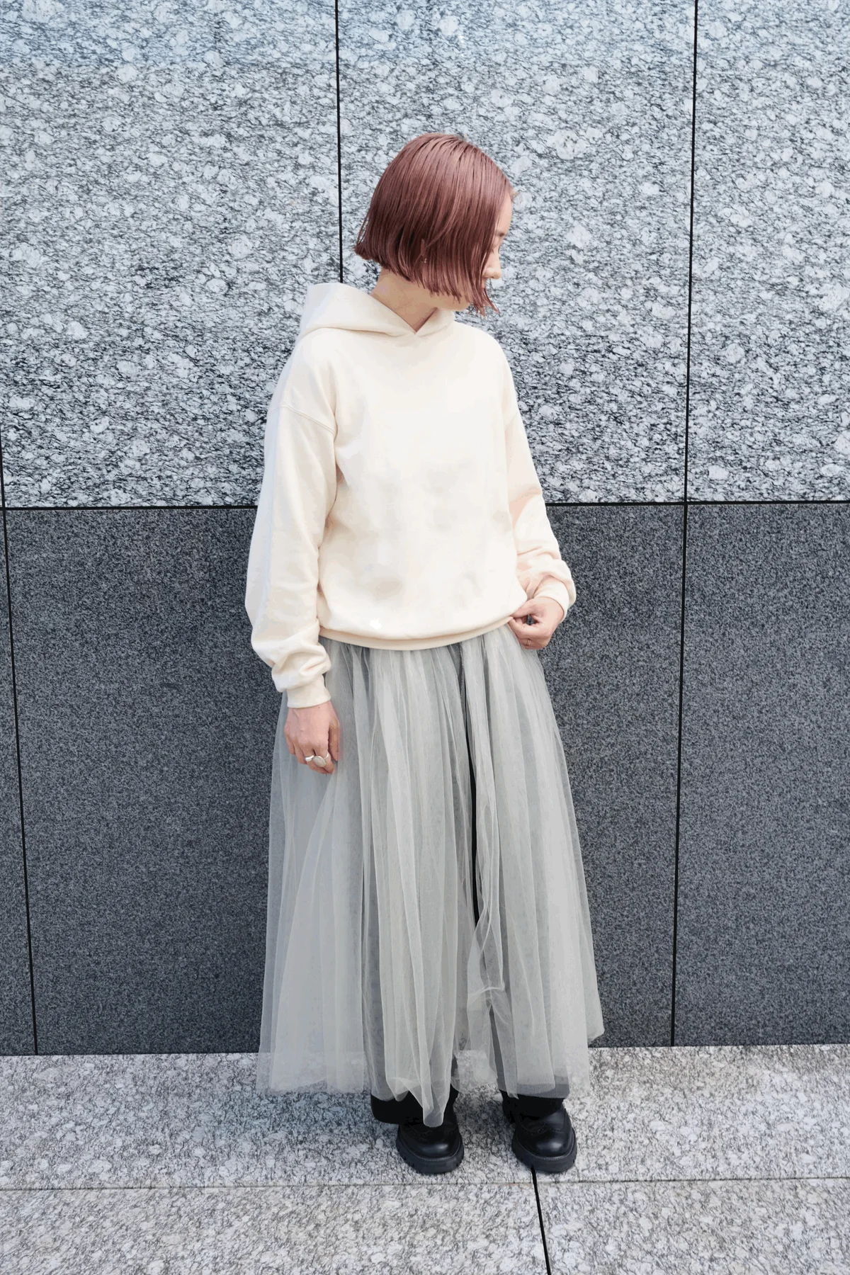 SPURSHOP LIFiLL 別注 パーカ バニラ
