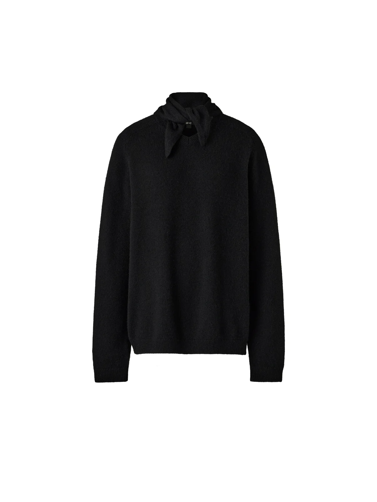 カシミヤリラックスVネックセータースカーフつき￥14,900