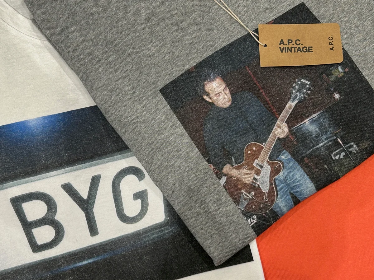「A.P.C.VINTAGEプロジェクト」で過去販売したTシャツ