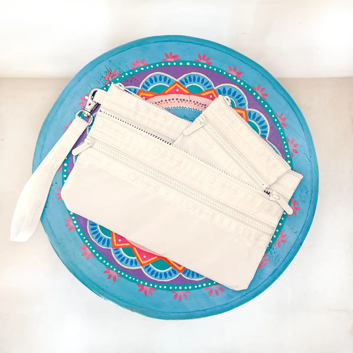 レスポートサックとひとりっぷコラボ　ジップ ポーチ セット３（ノウム）