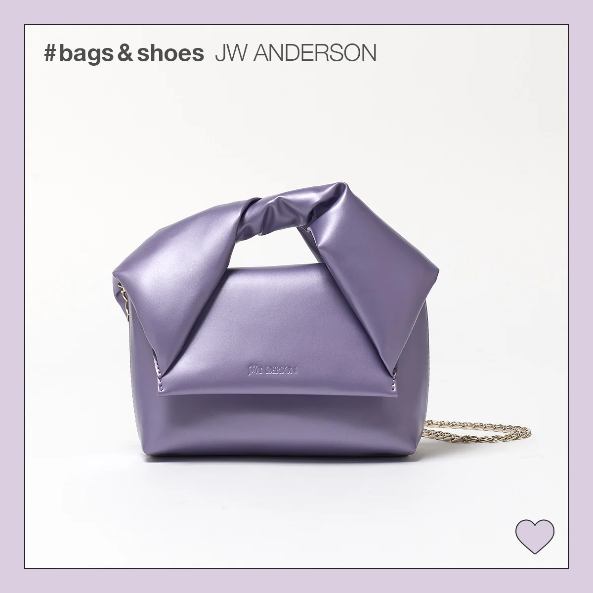 2024年秋冬のリアルバイ　JW アンダーソン（JW ANDERSON）バッグ〈H11×W17×D8cm〉￥159,500