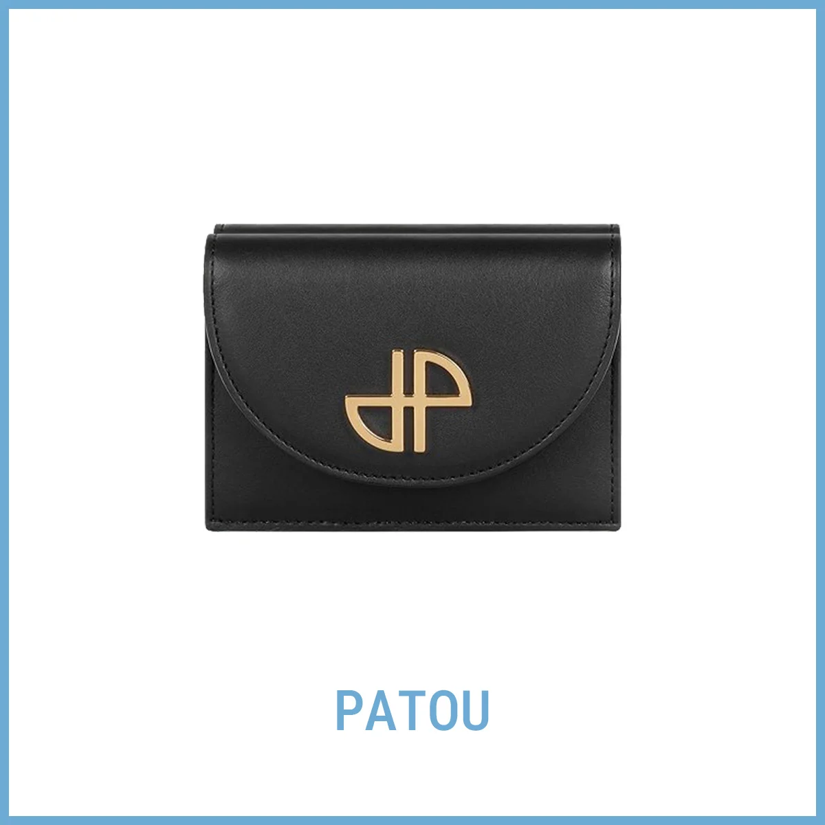 財布　パトゥ　PATOU　レザー JP ウォレット〈H8.5×Ｗ11.5×D3.0cm〉¥107,800