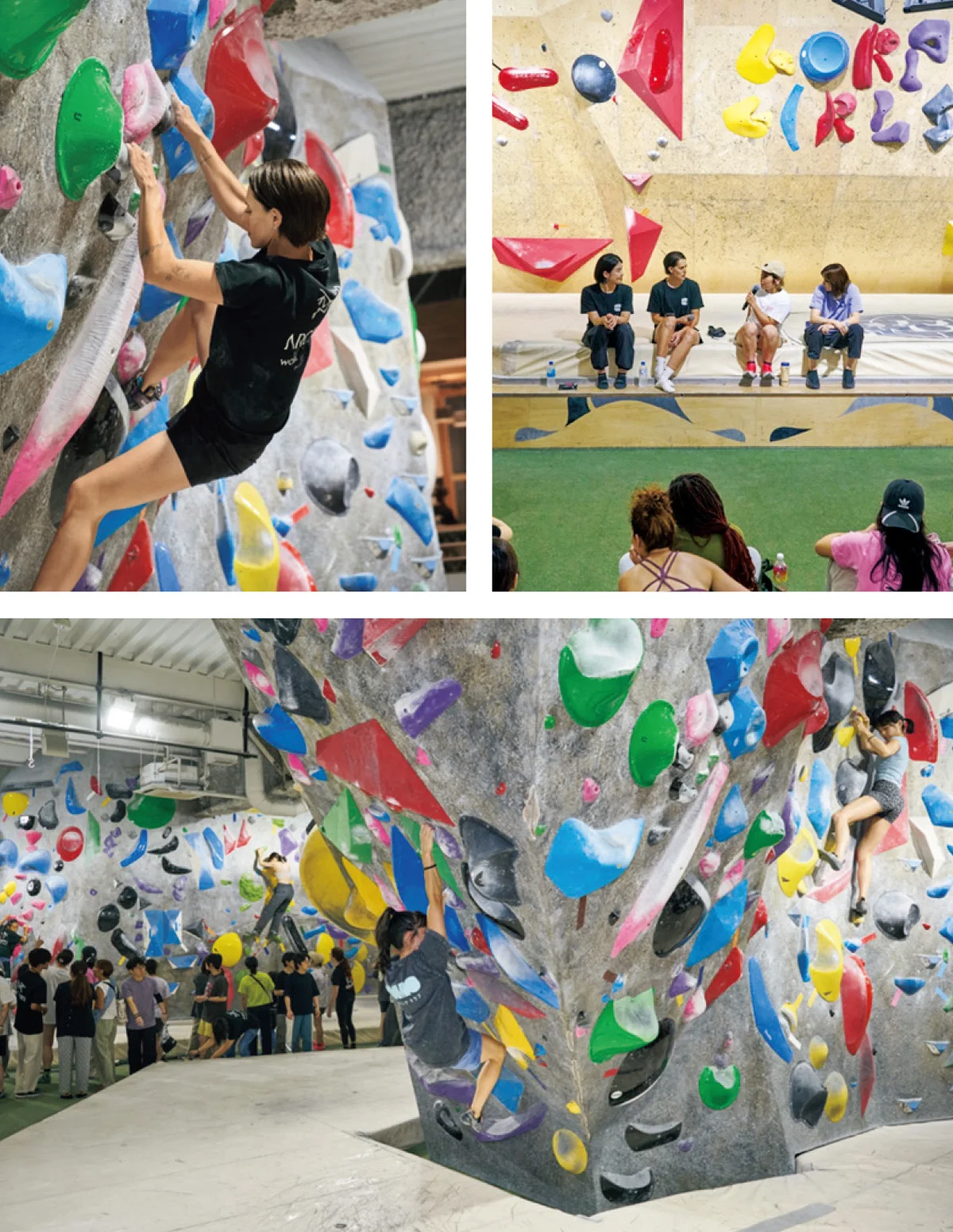 Gorp Girlsのクライミングイベント