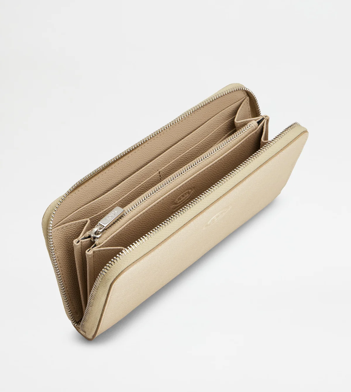 トッズ「レザー ウォレット」の内側